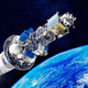 El cohete Soyuz con todos los satélites. Imagen: Roscosmos.